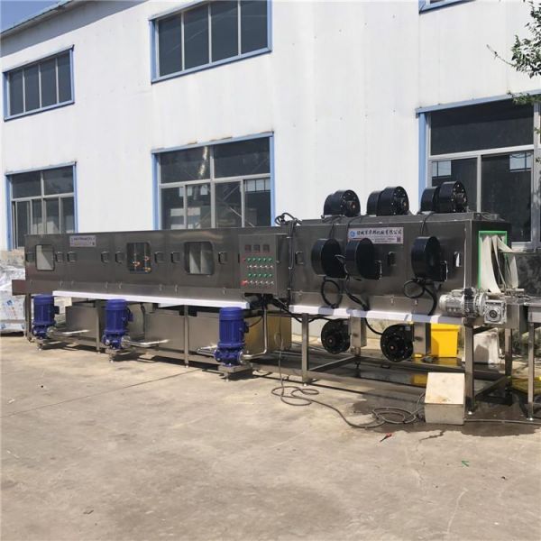塑料筐清洗機 華邦蔬菜配送周轉筐清洗機 隧道式鏈軌洗筐機 省人工